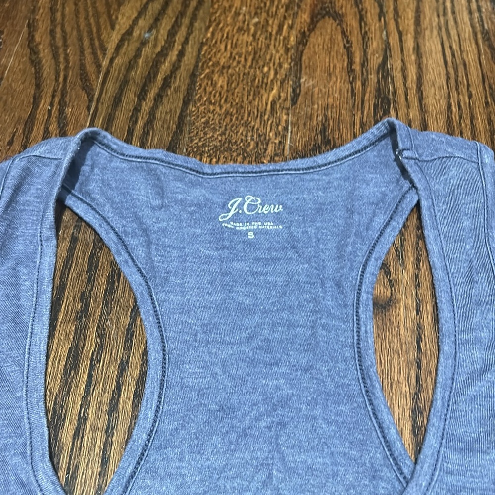 JCrew Small Tie Front Razorback Tank - Picture 2 of 3